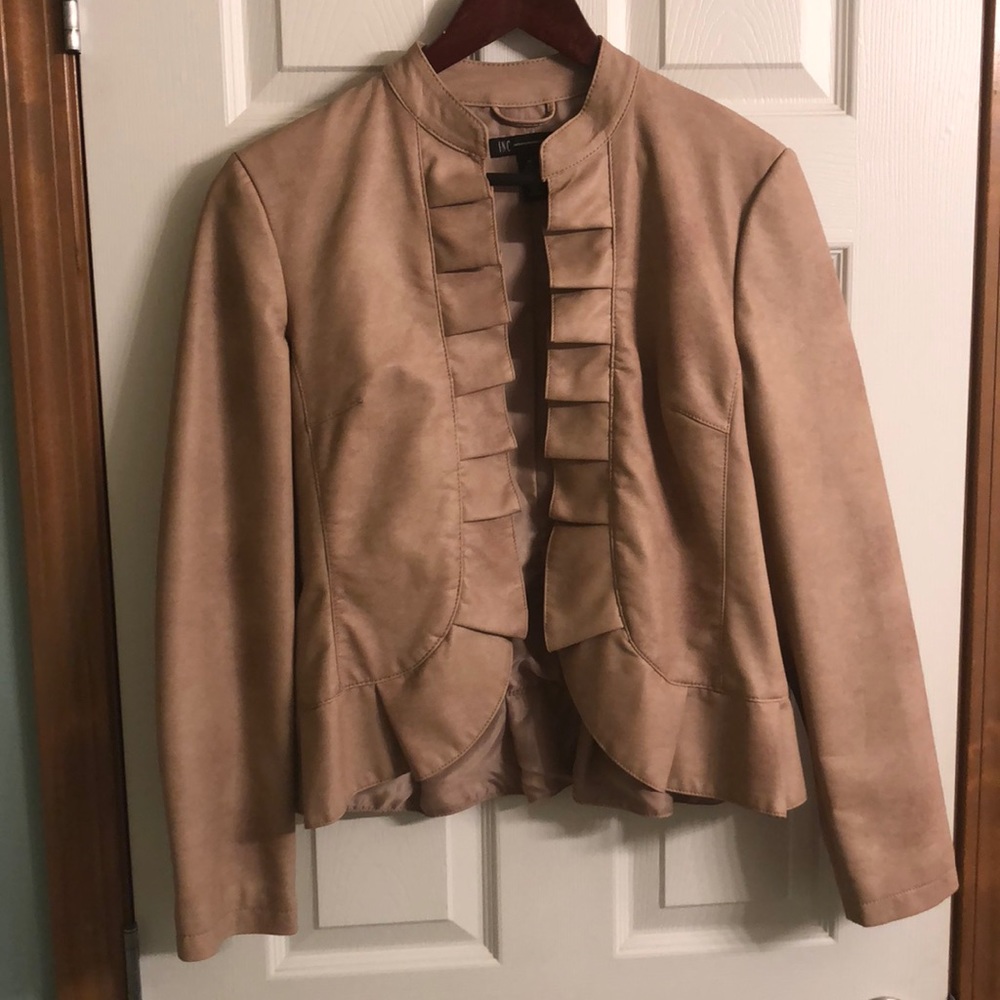 Pink Faux leather jacket